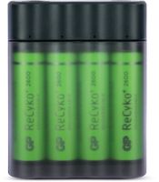 GP Batteries Portable PowerBank 134DX411270AAHCEC4 powerbank Nikkel-Metaalhydride (NiMH) 2600 mAh Zwart - thumbnail