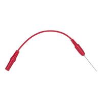 KS Tools 150.1674 4,0 mm Ingangsbus op naald testkabel, rood