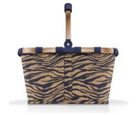 Reisenthel Carrybag Beige, Blauw Winkelmand - thumbnail