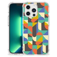 iPhone 13 Pro Max Doorzichtige Silicone Hoesje Funky Retro - thumbnail