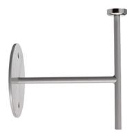 Adapter voor LED-wandlamp in grijs - magnetische houder voor LED wandlamp - houder voor LED outdoor lamp - bevestiging voor buiten acculamp