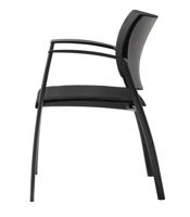 Burostoel.eu model 1602 vergaderstoel met armleggers