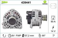 Dynamo / Alternator NEW ORIGINAL PART VALEO, Spanning (Volt)14V, u.a. für VW, Seat, Audi, Ford, Skoda - thumbnail