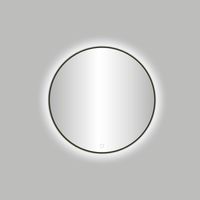 Badkamerspiegel Best Design Venetie LED Verlichting 60x60 cm Rond Gunmetal