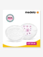 Doos van 60 wegwerpborstvoedingscompressen Safe & Dry Ultra Thin MEDELA wit - thumbnail