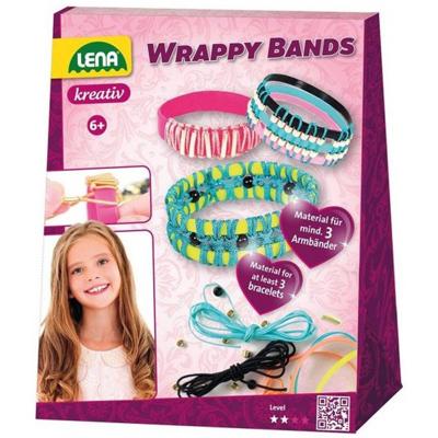 Lena maak je eigen armbanden meisjes polyester/rubber 60-delig