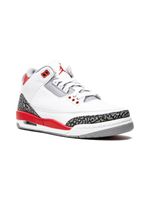 Jordan Kids baskets Air Jordan 3 Retro "Fire Red 2022" - Blanc