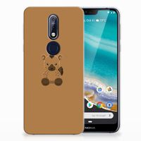 Nokia 7.1 Telefoonhoesje met Naam Baby Hyena