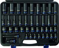 KUNZER 7SSE40 slagmoerdoppen ½ 40-delig, in koffer