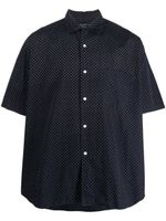 Comme Des Garçons Pre-Owned chemise à pois (années 1990) - Bleu - thumbnail