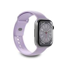 Apple Watch Series Ultra 2/Ultra/9/8/SE (2022)/7/SE/6/5/4/3/2/1 Puro Icon Siliconen Band - 49mm/45mm/44mm/42mm - Lavendel - thumbnail