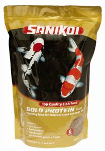 Sanikoi Gold Protein Plus 6mm Vijvervisvoer - 3L met SaniComplex & SaniBooster, 52% Eiwit