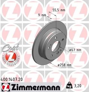 Remschijf Coat Z 400140720