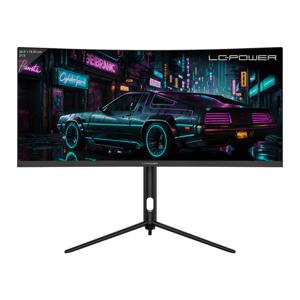 LC Power LC-M30UWFC Gaming monitor Energielabel F (A - G) 74.9 cm (29.5 inch) 2560 x 1080 Pixel 21:9 1 ms DisplayPort, HDMI, Hoofdtelefoon (3.5 mm jackplug) VA