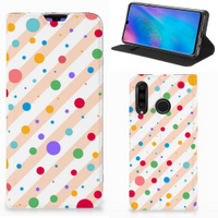 Huawei P30 Lite New Edition Hoesje met Magneet Dots - thumbnail