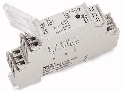 WAGO 789-312 Industrieel relais Nominale spanning: 24 V/DC Schakelstroom (max.): 8 A 2x wisselcontact 1 stuk(s)