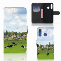 Huawei P30 Lite (2020) Telefoonhoesje met Pasjes Koeien - thumbnail