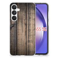 Samsung Galaxy A55 Bumper Hoesje Steigerhout - thumbnail