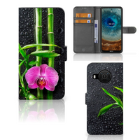 Nokia X10 | Nokia X20 Hoesje Orchidee - thumbnail