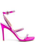 Stuart Weitzman escarpins 115 mm à ornements en cristal - Rose