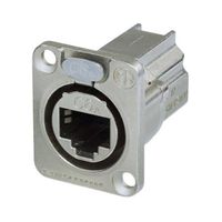 Neutrik NE8FDX-P6 Ethernet CAT6A doorvoer chassisdeel zilver