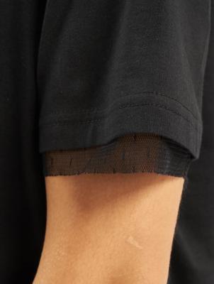 Urban Classics / t-shirt Boxy Lace in zwart