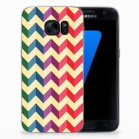 Samsung Galaxy S7 TPU bumper Zigzag Multi Color - thumbnail