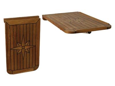 Eude Tafelblad Teak 'balcony' 38x60cm Default