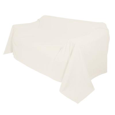 Grand foulard van bio-katoen, natuurwit Maat: 135 x 210 cm