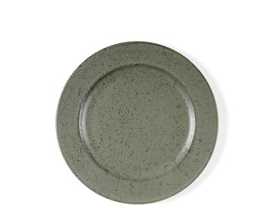 BITZ 821073 bord Dessertbord Rond Steengoed Groen
