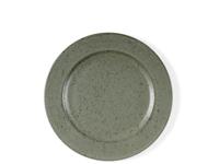 BITZ 821073 bord Dessertbord Rond Steengoed Groen