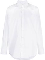 Canali chemise en coton à manches longues - Blanc - thumbnail