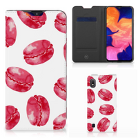 Samsung Galaxy A10 Flip Style Cover Pink Macarons - thumbnail