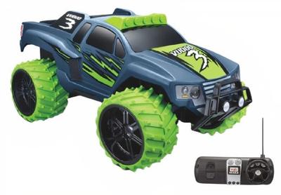Maisto jeep RC Vudoo off road 1:16 blauw/groen 2 delig Maisto jeep RC Vudoo off road 1:16 blauw/groen 2 delig