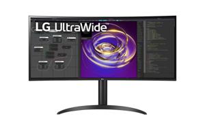 LG 34WP85C-B 86,4 cm (34") 3440 x 1440 Pixels UltraWide Quad HD LED Zwart