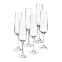 Champagne glazen kristal - 200 ml - set van 4