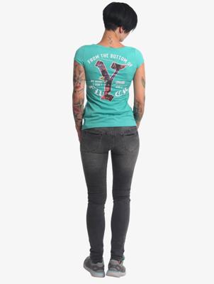 Yakuza / t-shirt My Heart in turquois Yakuza / t-shirt My Heart in turquois