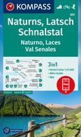 Wandelkaart 051 Naturns - Latsch- Schnalstal | Kompass - thumbnail