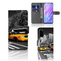 Samsung Galaxy S20 Flip Cover New York Taxi - thumbnail