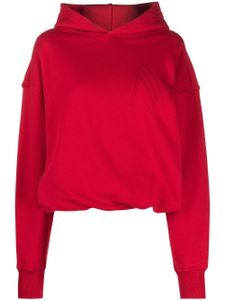 The Attico hoodie à logo imprimé - Rouge