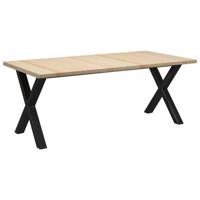 vidaXL Eettafel 220x100x76 cm grenenhout