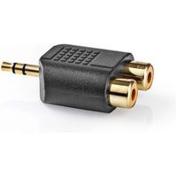 Stereo Audioadapter | 3,5 mm male - 2x RCA female - thumbnail