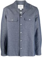 Woolrich surchemise à rayures - Bleu - thumbnail