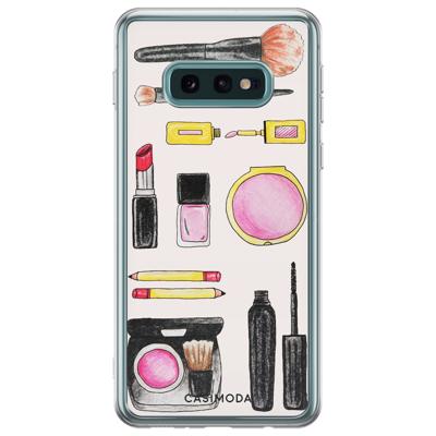 Samsung Galaxy S10e siliconen hoesje - Make up