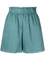 Paul Smith short en coton à taille froncée - Vert