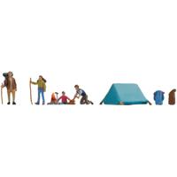 NOCH 0015876 H0 Camping figuren Geverfd