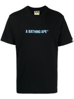 A BATHING APE® t-shirt en coton à logo imprimé - Noir - thumbnail