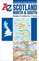 Wegenkaart - landkaart Scotland North & South | A-Z Map Company - thumbnail