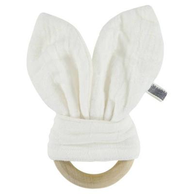 Trixie bijtring Bliss White junior 17 x 6 cm katoen wit