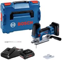 Bosch Blauw GST 18V-155 SC Accu Decoupeerzaag | 2 x 4,0 Ah accu + snellader | L-Boxx - 06015B0002